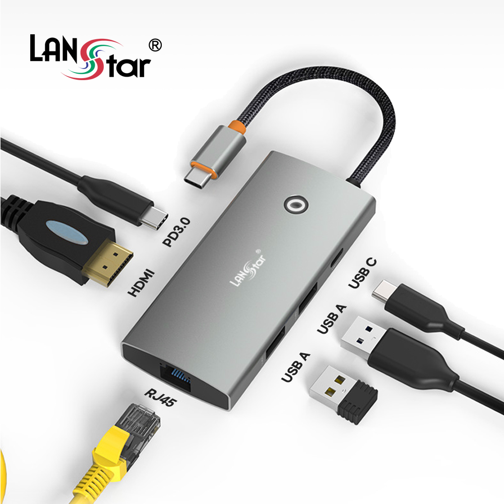 USB-C 6in1 멀티허브, HDMI on/off 기능