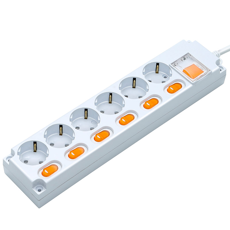 개별 Switch 6구 접지 5M 16A