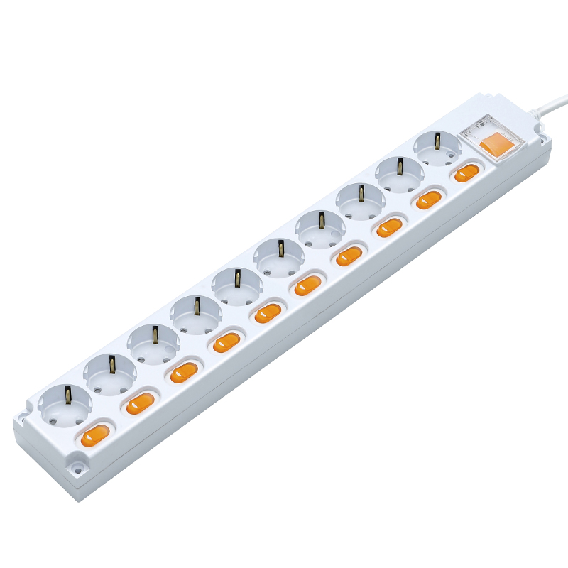 개별 Switch 10구 접지 1.5M 16A