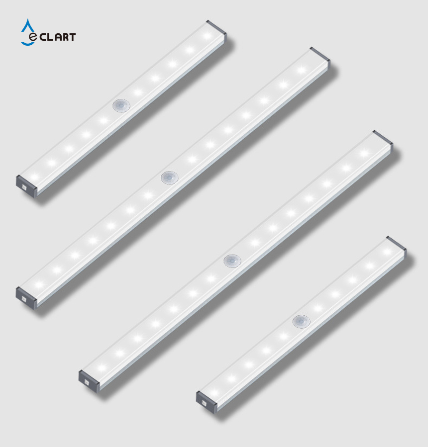 LED 센서등 USB 충전식 주광색 297mm 현관 장롱 베란다 창고 계단등 EC-L30W