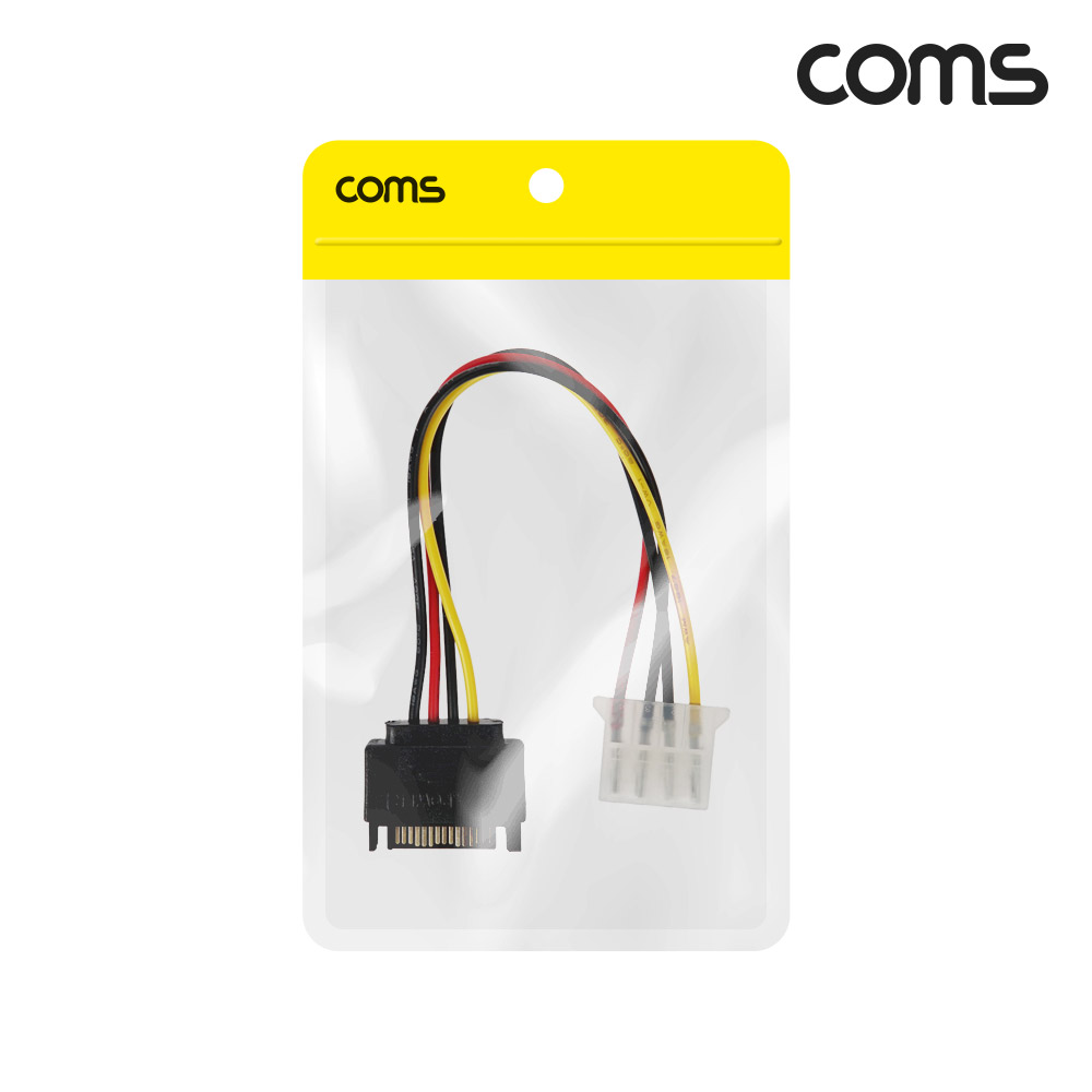 Coms IDE to SATA 전원 변환 케이블 IDE 4P to SATA 15P