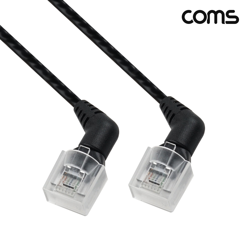 Coms 360도 회전 랜케이블 다이렉트 UTP Cat6, 1000Mbps 2M 랜선 Direct 기가바이트