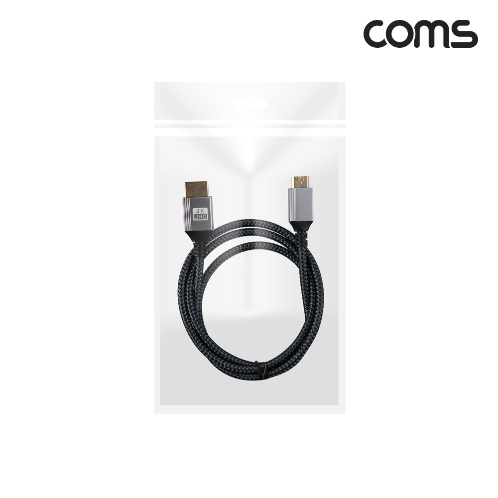 Coms 미니 HDMI 변환 케이블 젠더 HDMI M to Mini HDMI M 4K 60Hz UHD 1M