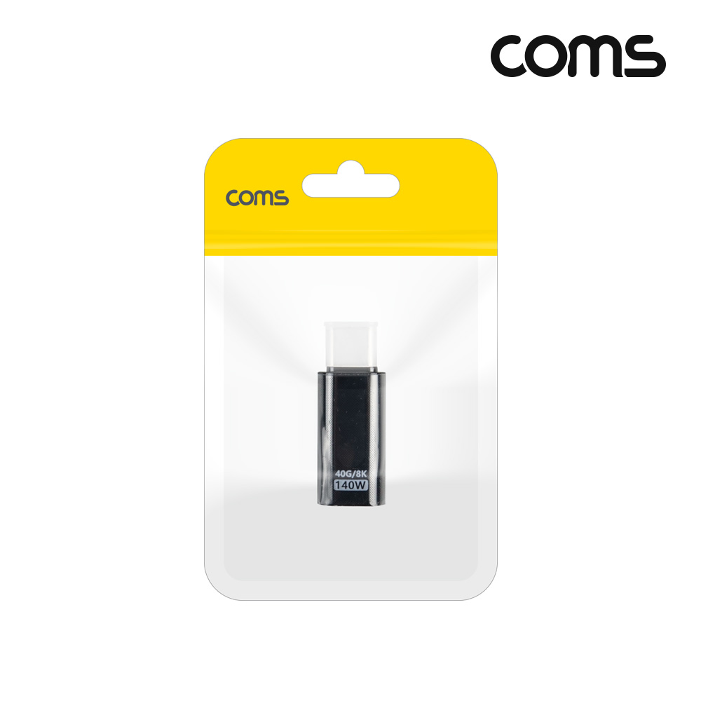 Coms USB 4.0 Type C 젠더 C to C타입 140W 40Gbps UHD 8K