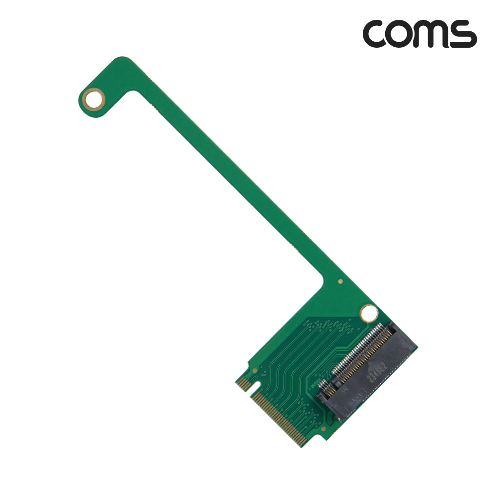 Coms M.2 SSD NVMe M Key 2230 to 2280 변환 확장 어댑터(우향 꺾임) pcie 4.0