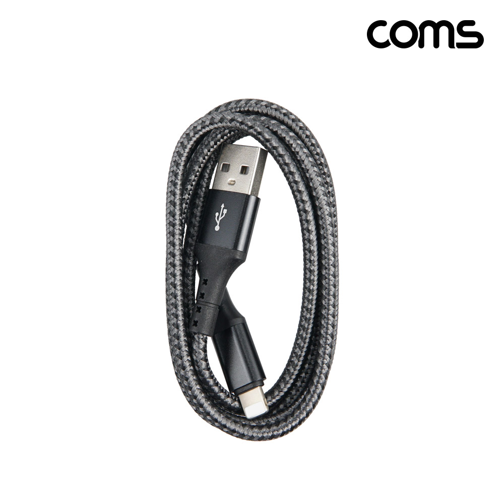 Coms USB A to iOS 8핀 고속충전 케이블 1M USB 3.1 3A