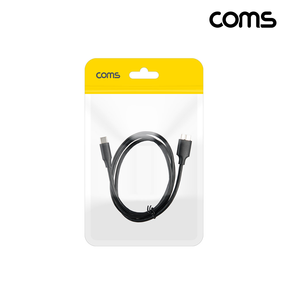 Coms USB 3.1 C타입 to USB 3.0 micro B 마이크로 B타입 변환케이블 1M