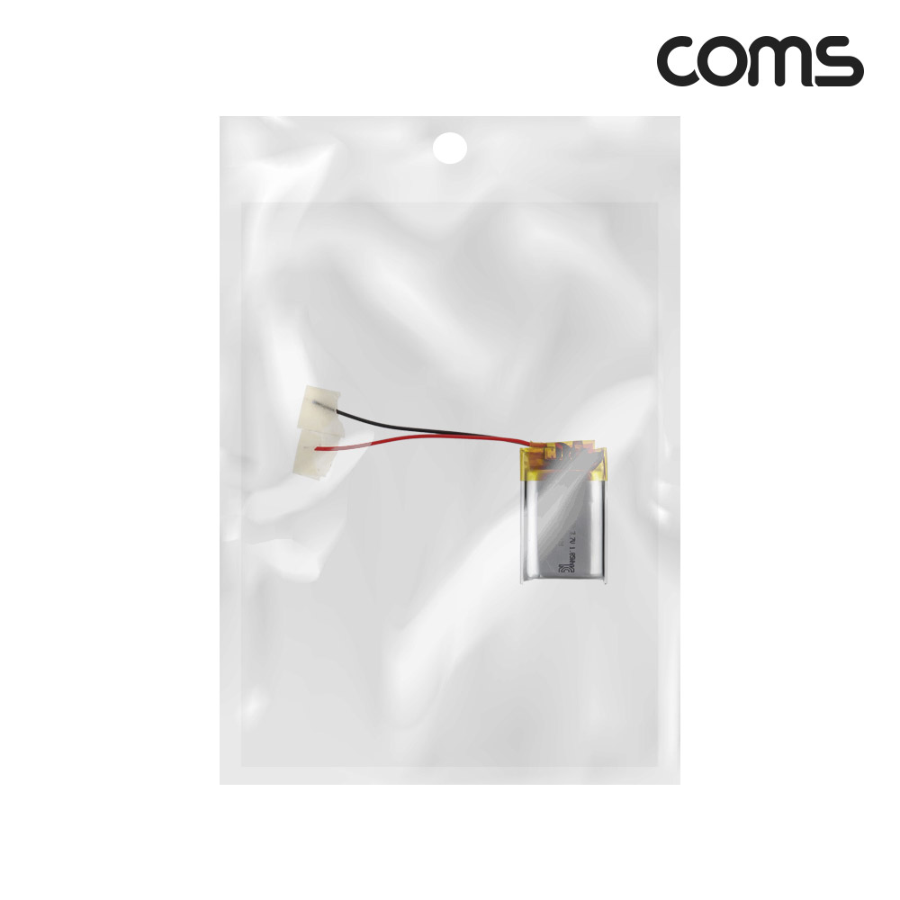 Coms 102030 충전지 3.7V 500mAh 리튬폴리머 배터리