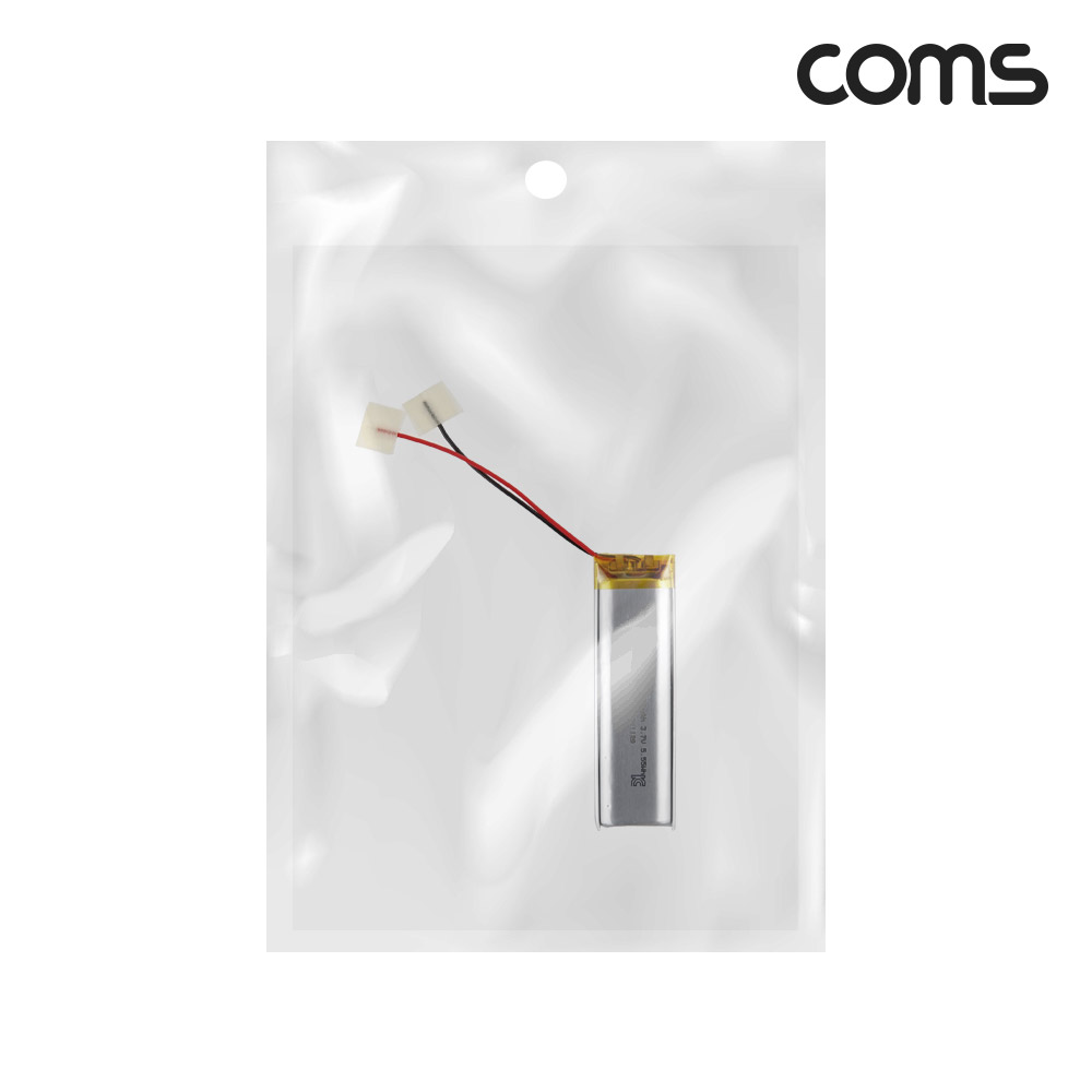 Coms 102068 충전지 3.7V 1500mAh 리튬폴리머 배터리