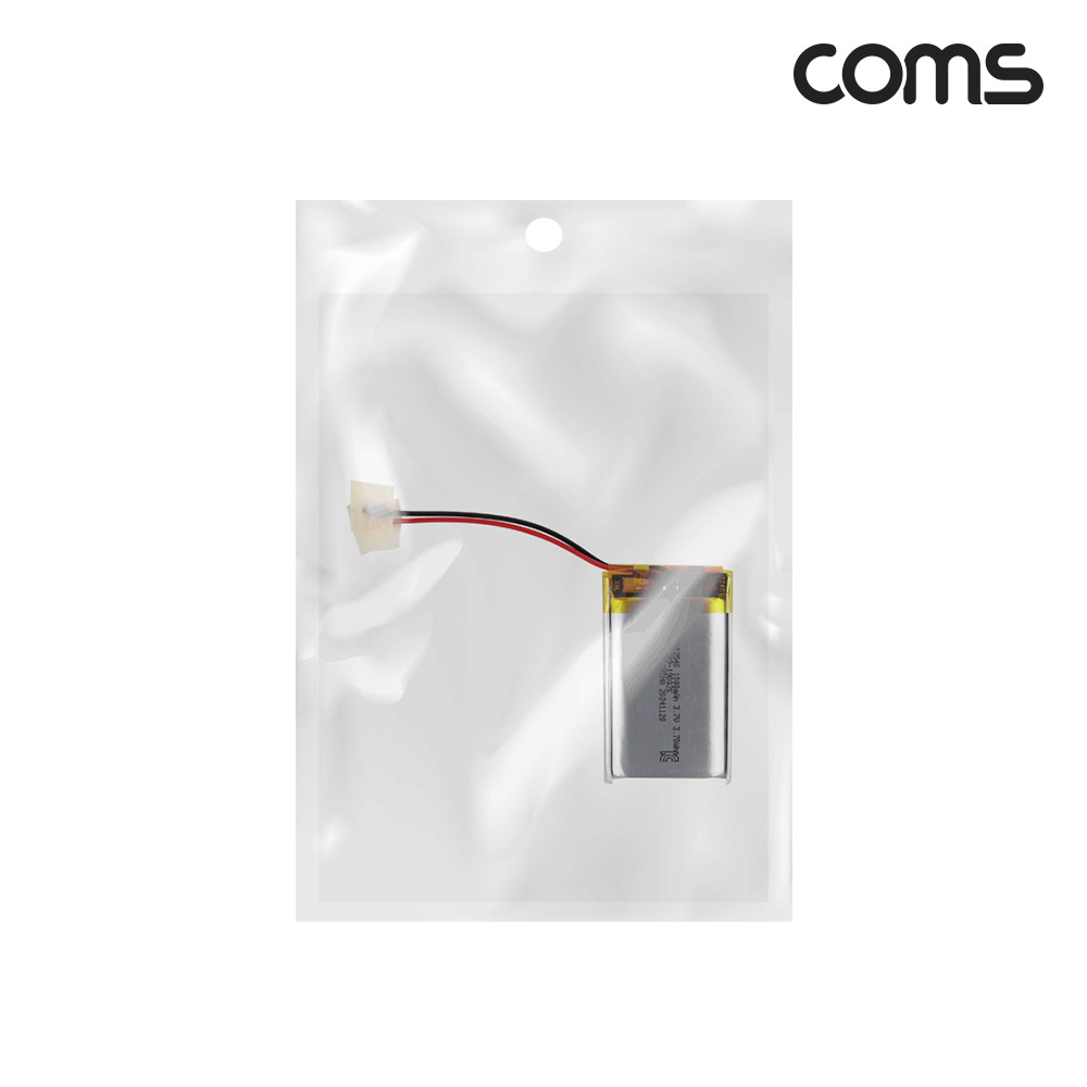 Coms 102540 충전지 3.7V 1000mAh 리튬폴리머 배터리