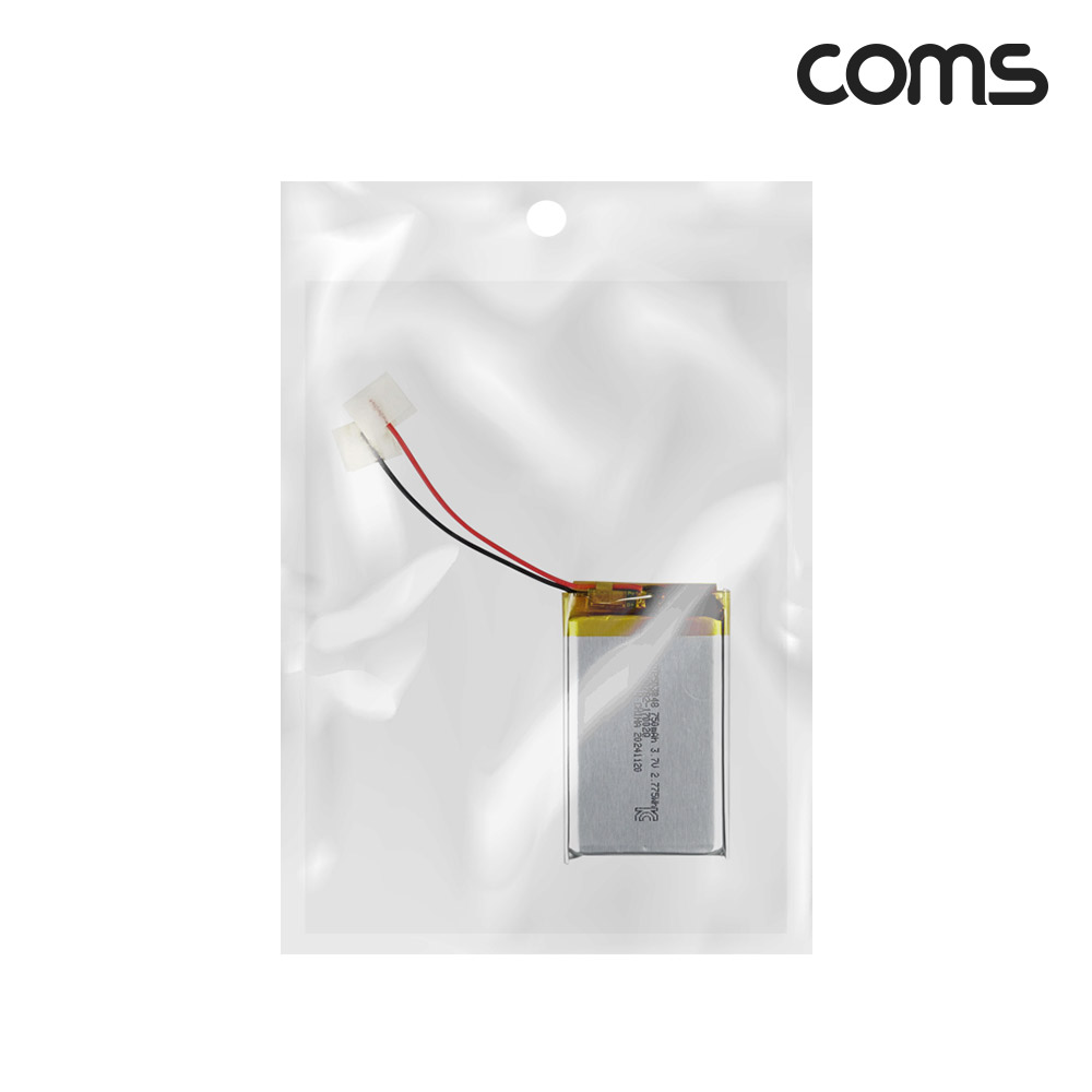 Coms 503048 충전지 3.7V 750mAh 리튬폴리머 배터리