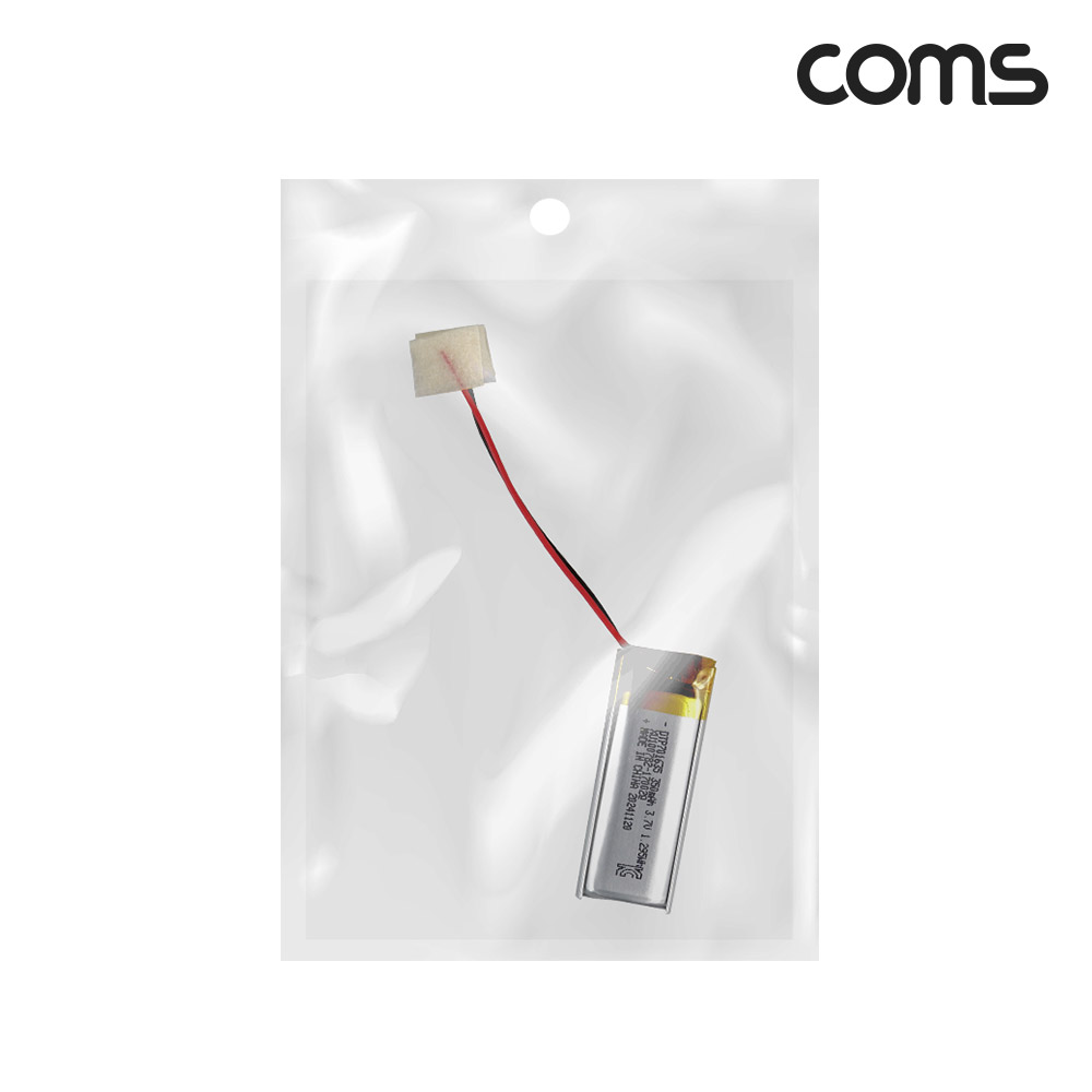 Coms 701635 충전지 3.7V 350mAh 리튬폴리머 배터리