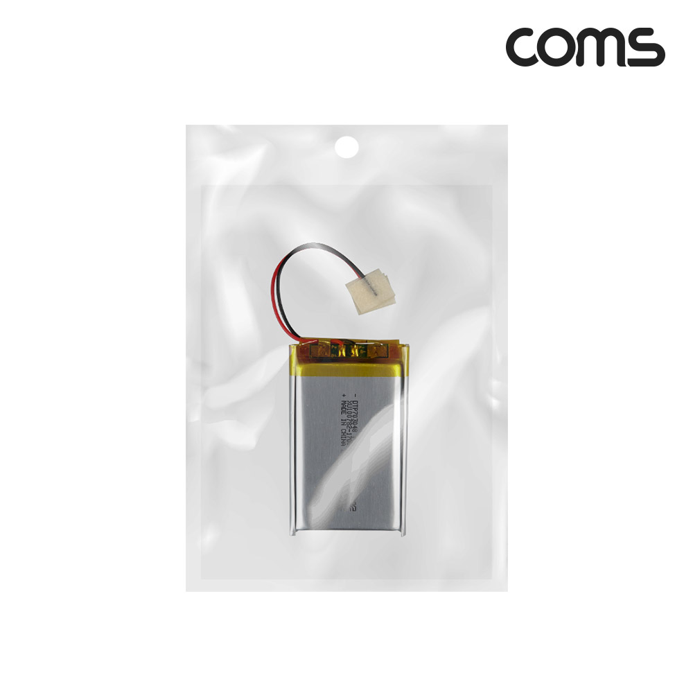 Coms 703048 충전지 3.7V 1000mAh 리튬폴리머 배터리