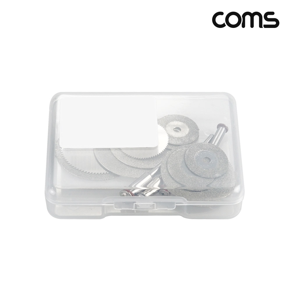 Coms 연마비트 세트, 맨드렐 4pcs 원형디스크 12pcs