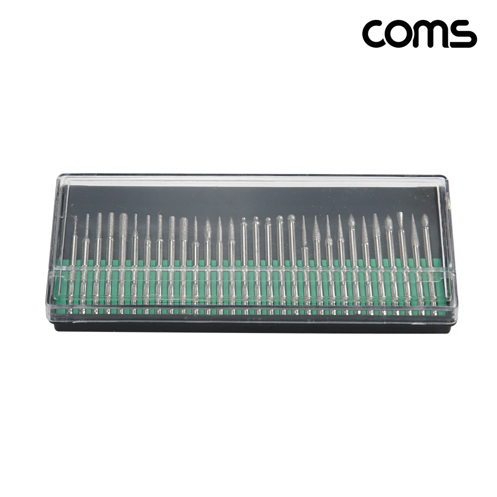 Coms 연마드릴 그라인더 비트 세트 30pcs