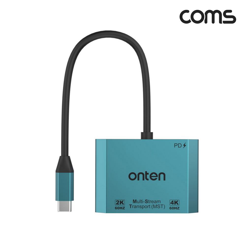 Coms C타입 to HDMI 4K@60Hz VGA PD 충전 컨버터 젠더