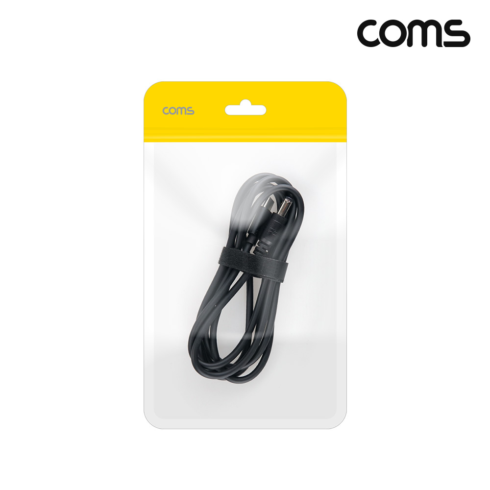 Coms C타입 DC 외경 5.5 내경 2.1 전원 변환케이블 1.5m 65W 노트북 PD 충전