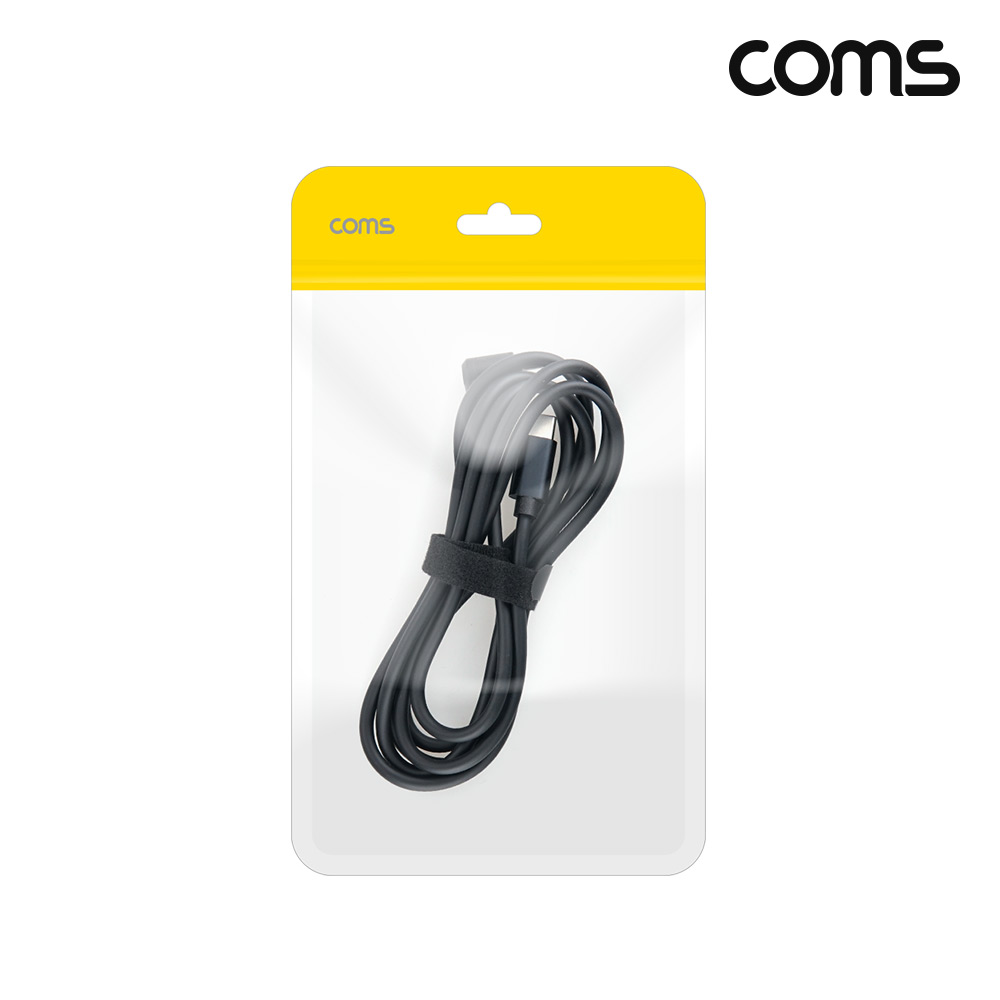 Coms C타입 DC 외경 3.0 내경 1.1 전원 변환케이블 1.5m 65W 노트북 PD 충전