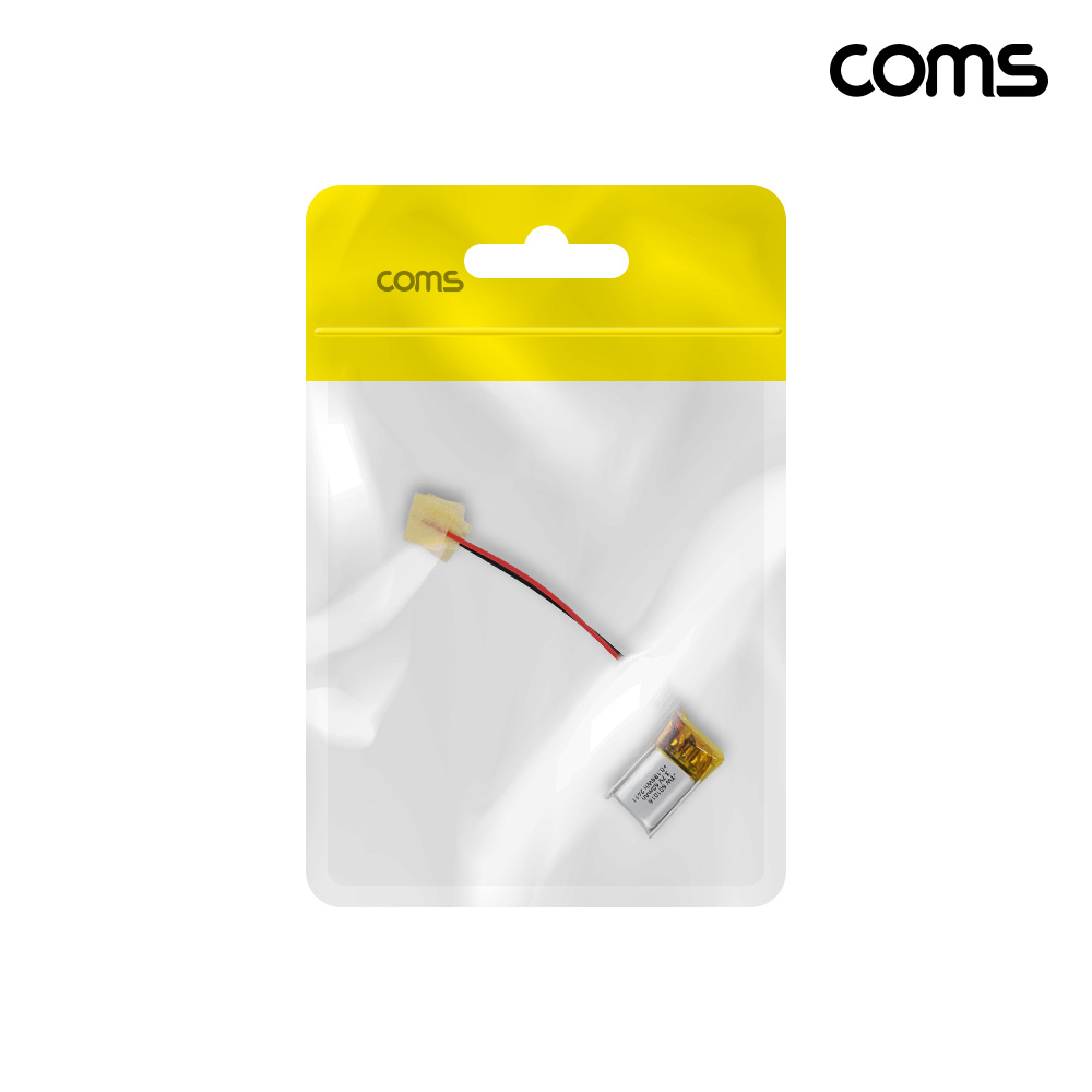 Coms 501015 리튬폴리머 배터리 충전지 3.7V 50mAh