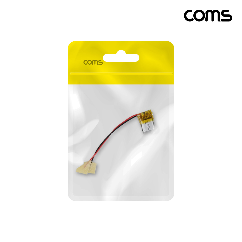 Coms 401012 리튬폴리머 배터리 충전지 3.7V 30mAh