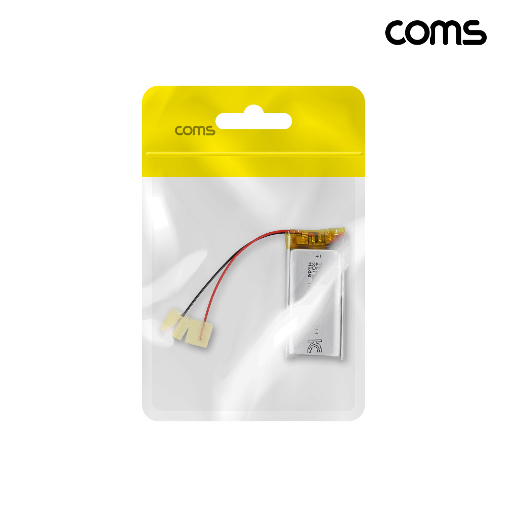 Coms 602040 리튬폴리머 배터리 충전지 3.7V 450mAh