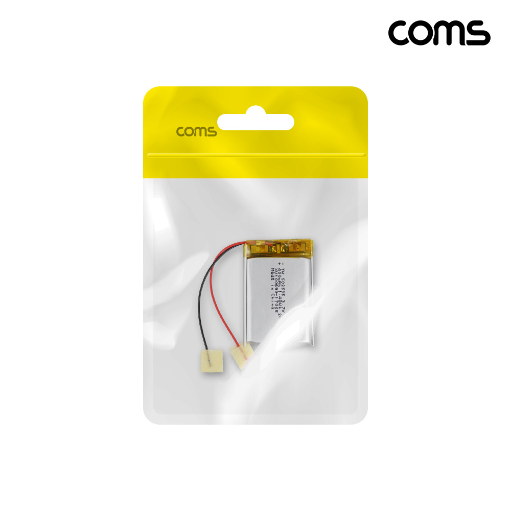 Coms 502535 리튬폴리머 배터리 충전지 3.7V 400mAh