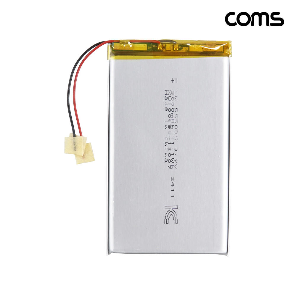 Coms 555085 리튬폴리머 배터리 충전지 3.7V 3000mAh