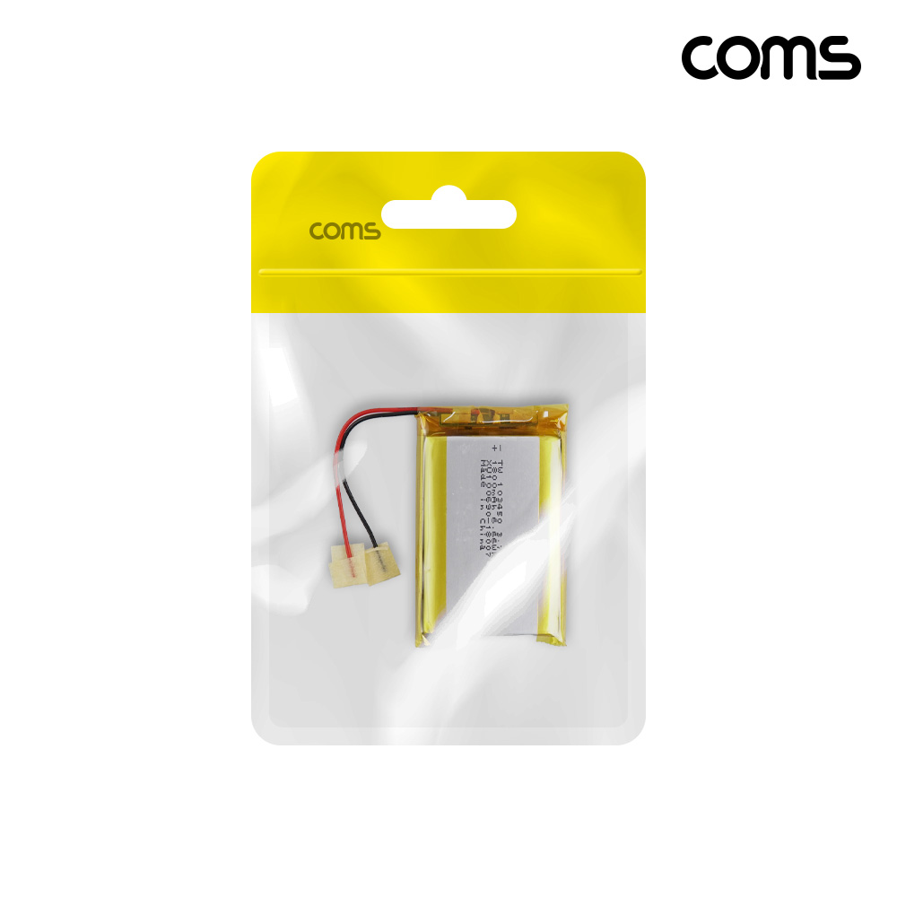 Coms 103450 리튬폴리머 배터리 충전지 3.7V 1800mAh