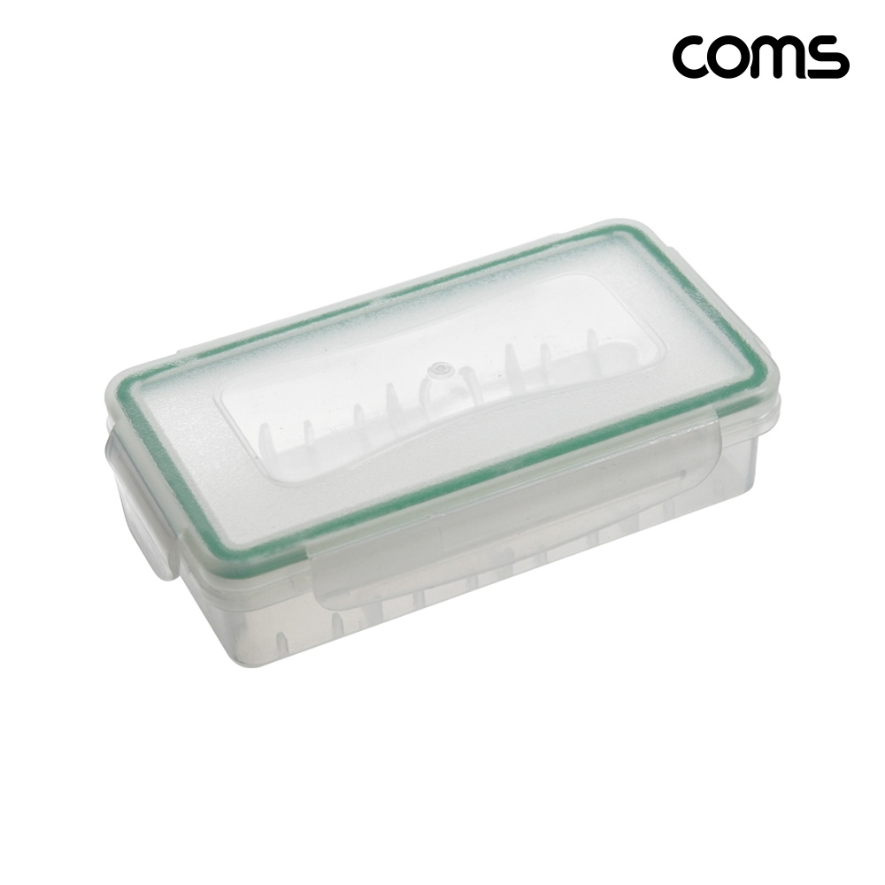 Coms 18650 배터리 2구 보관용 투명 케이스