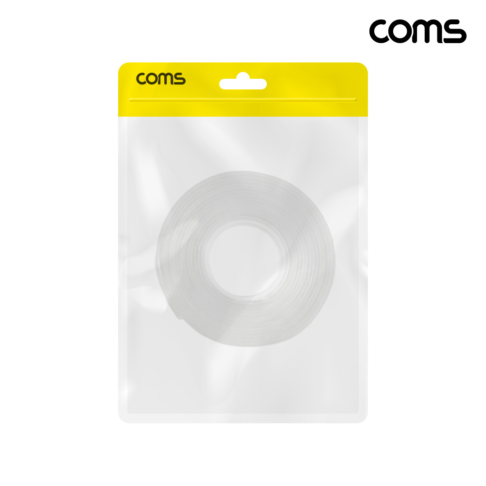 Coms 자국없는 초강력 접착 실리콘 양면 테이프 2cm x 3M