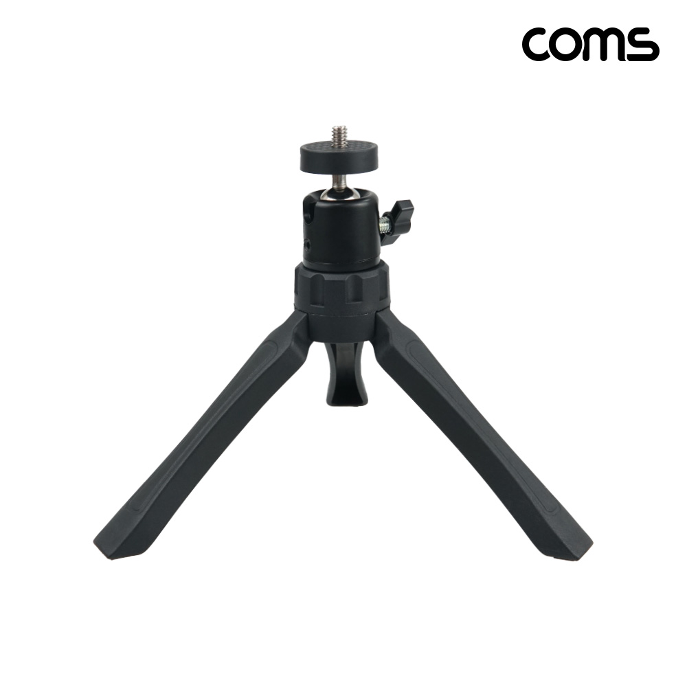 Coms 휴대용 미니 삼각대 18cm 소형 접이식 각도조절