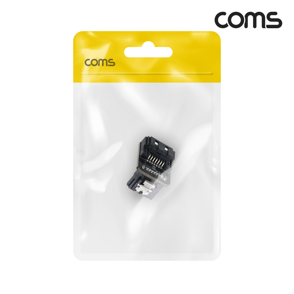 Coms SATA 젠더 90도 꺾임 MF 역방향