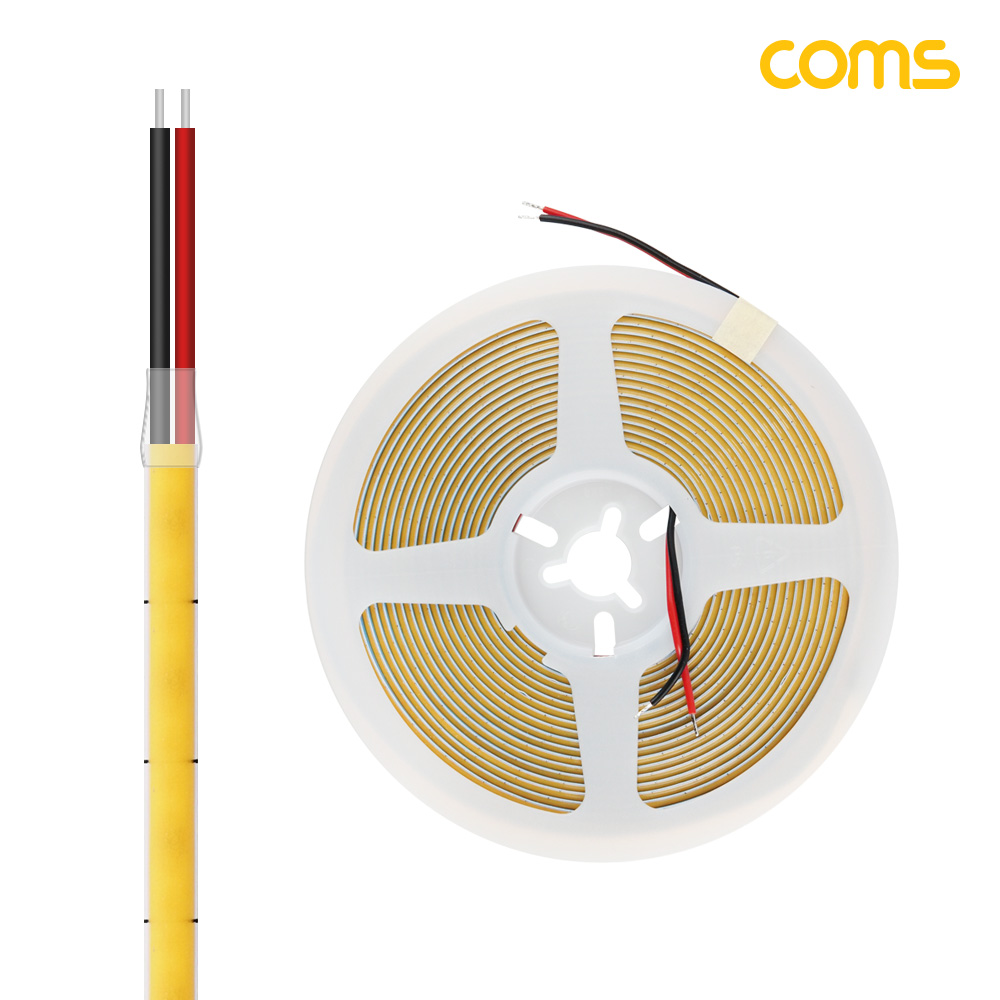 Coms LED 줄조명 슬림형 3000K 너비 3mm DC 12V 초고휘도 슬림형