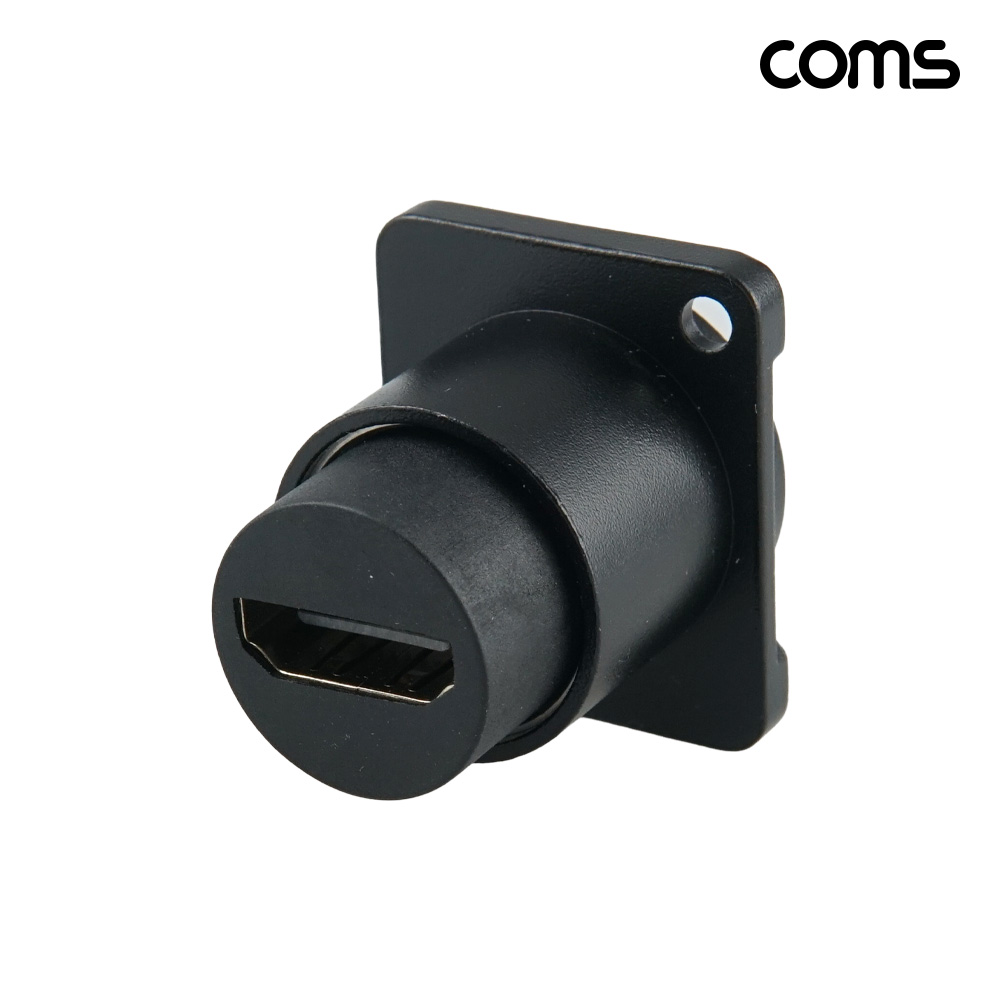 Coms HDMI 패널 마운트 연장 포트 사각 고정형