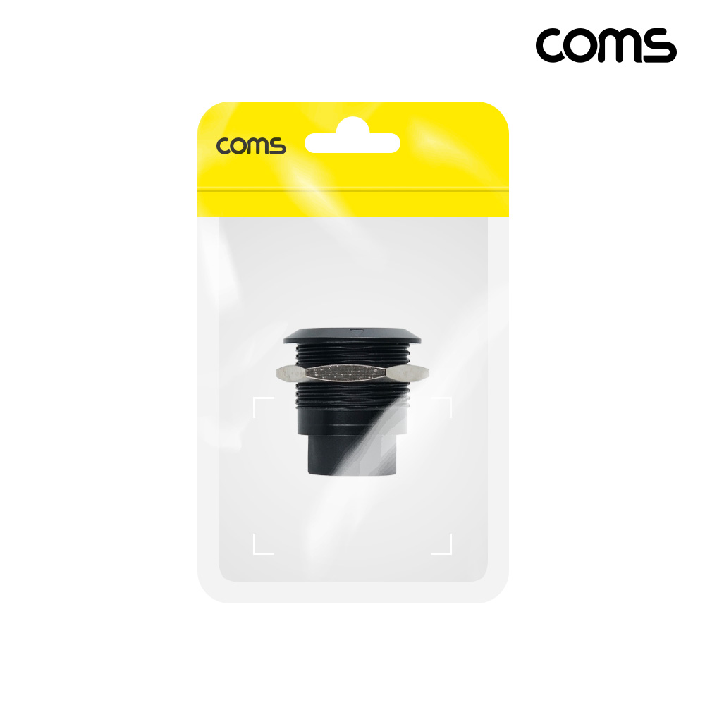 Coms USB 3.0 패널 마운트 연장 포트 너트 체결형 원형 벌크헤드