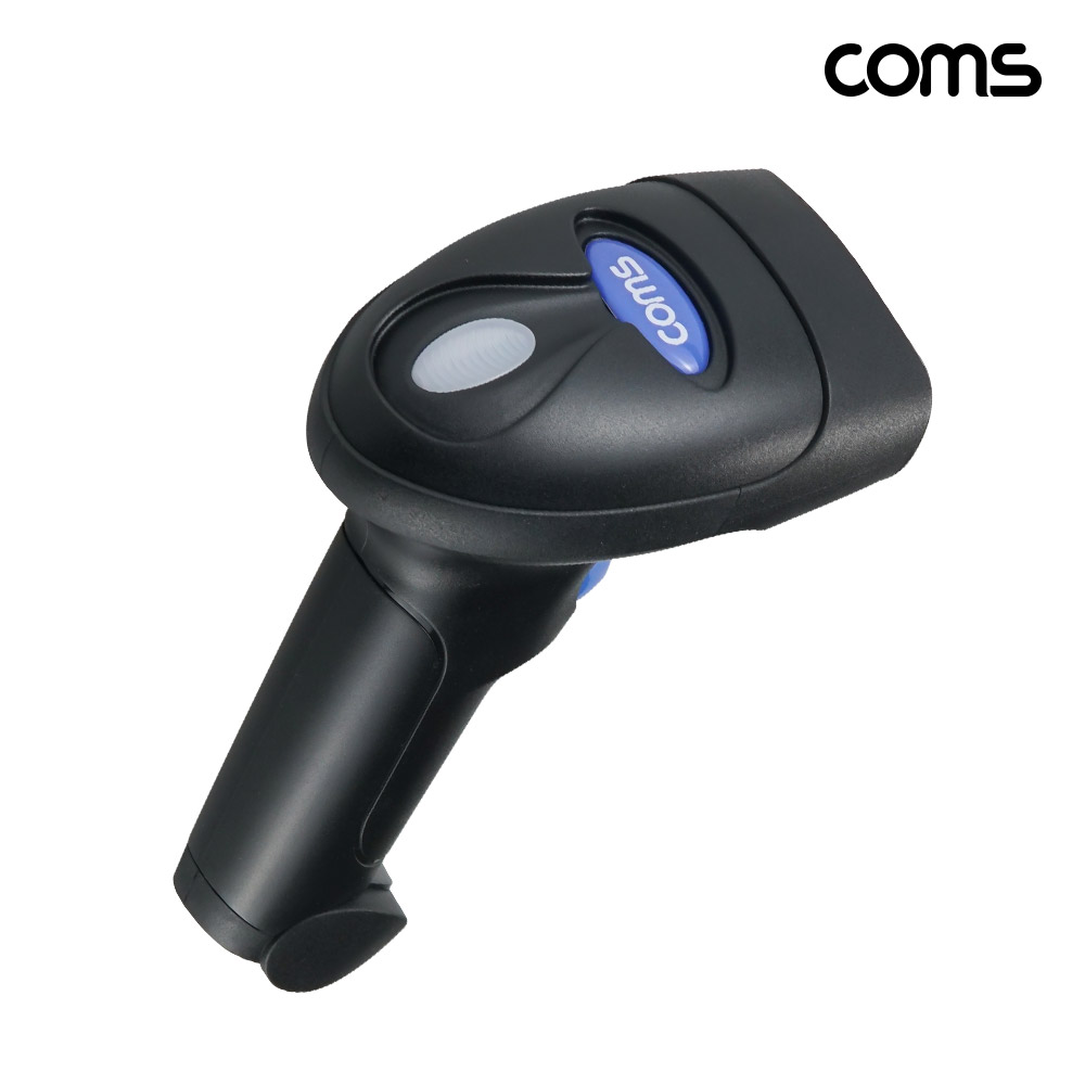 Coms 블루투스 무선 바코드 스캐너 2.4Gz QR 페이결제 1D 2D 업소 매장용 택배 물류 리더기