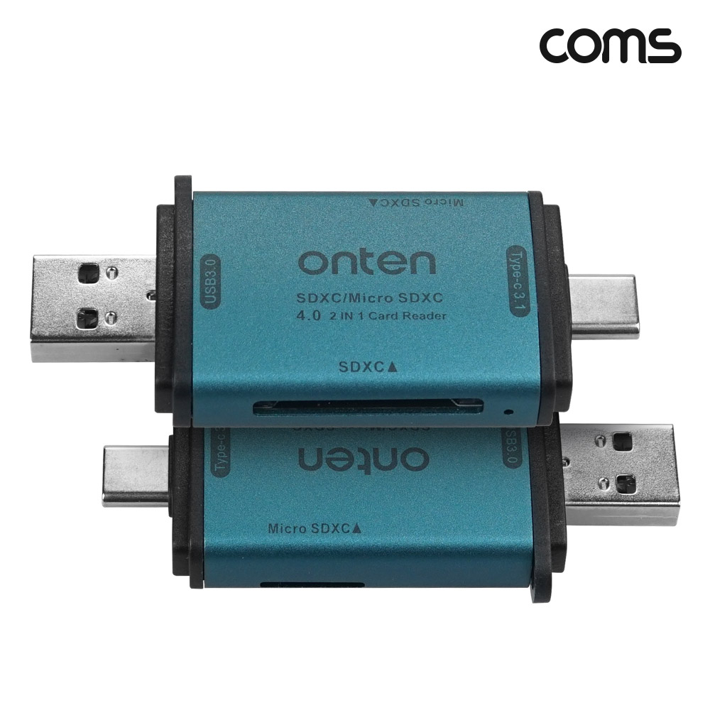 Coms SD TF 4.0 멀티 카드리더기 A타입 C타입 5Gbps micro