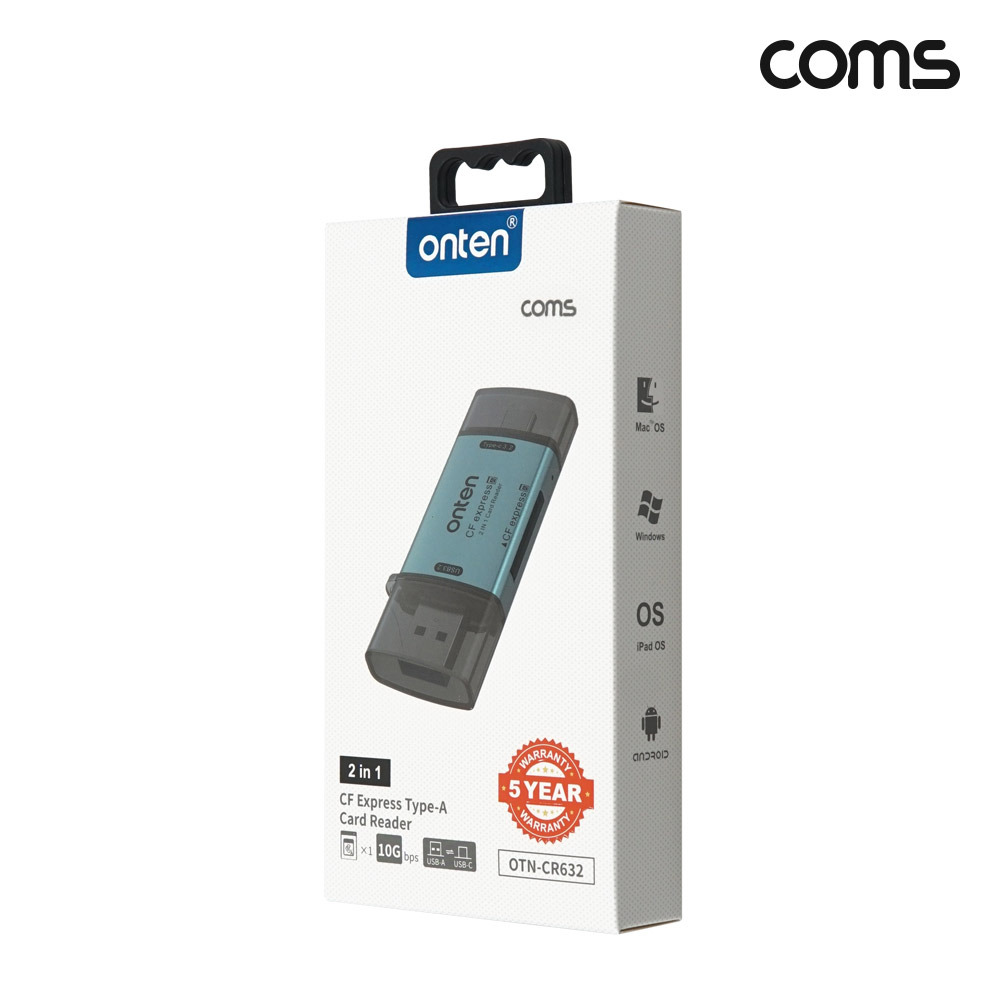 Coms CF express type A 멀티 카드리더기 A타입 C타입 10Gbps 익스프레스