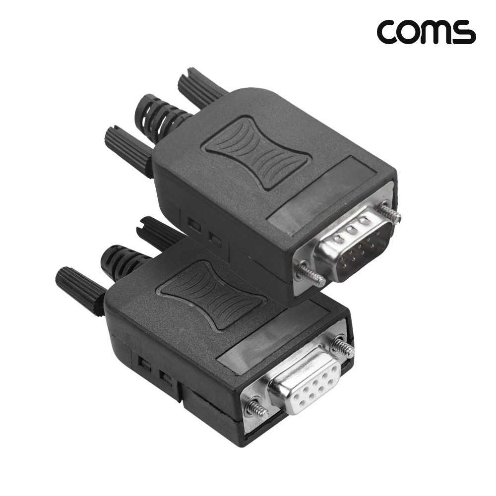 Coms 조합 커넥터 터미널 10P RS232 제작용 DB9 M 1개 F 1개 2개입