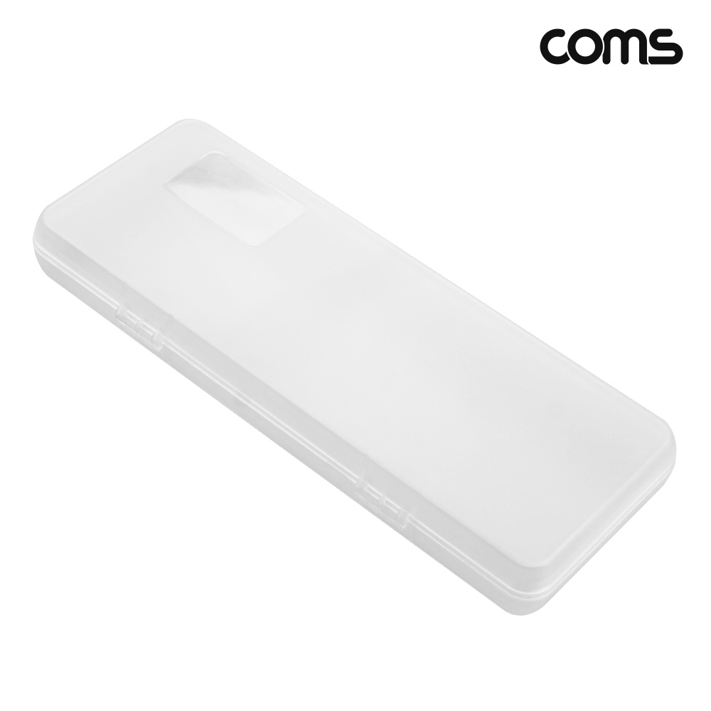 Coms 18650 건전지 케이스 배터리 10개 보관 투명