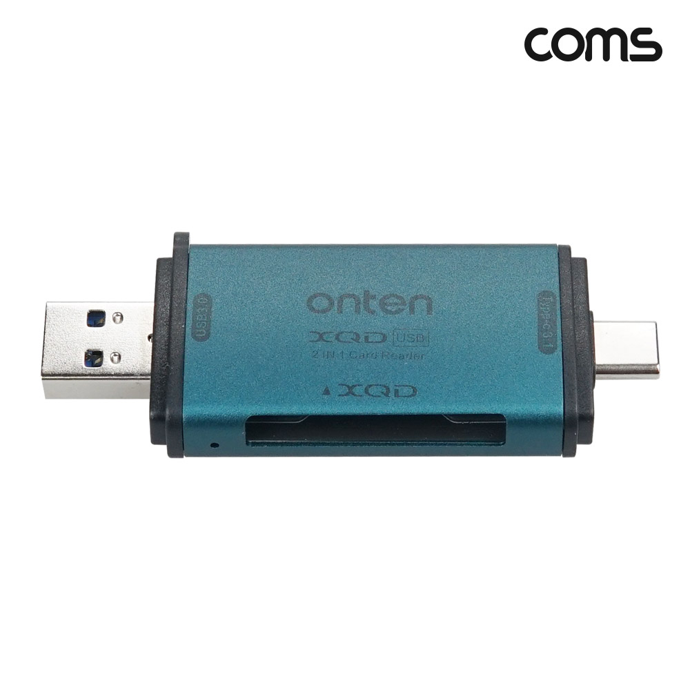 Coms XQD 멀티 카드리더기 A타입 C타입 5Gbps
