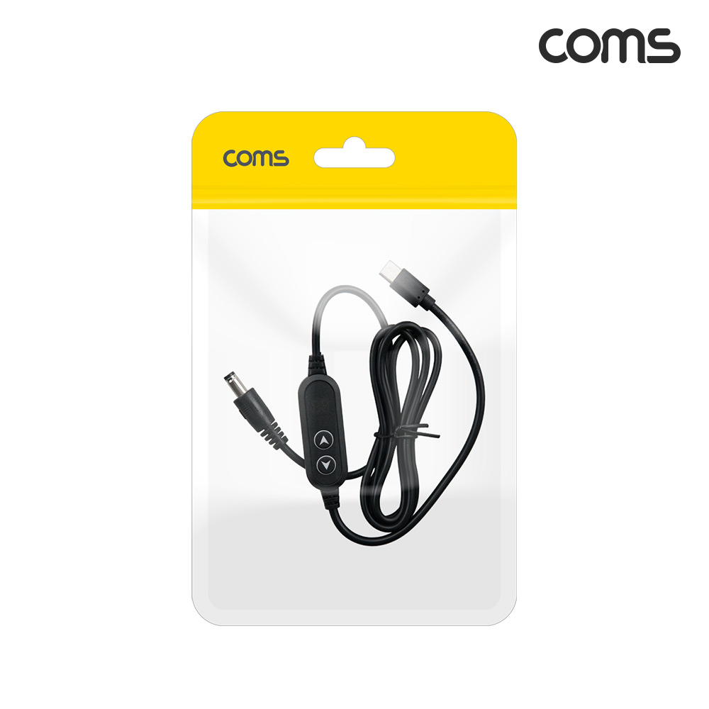 Coms C타입 to DC 외경 5.5 내경 2.1 전원 변환케이블 1.2m 100W PD 충전 전압 조절 5V 9V 12V 15V 20V