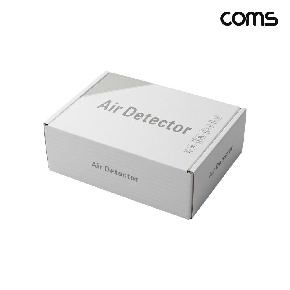 Coms 공기질 측정기 CO2 TVOC HCHO 온습도 새집증후군