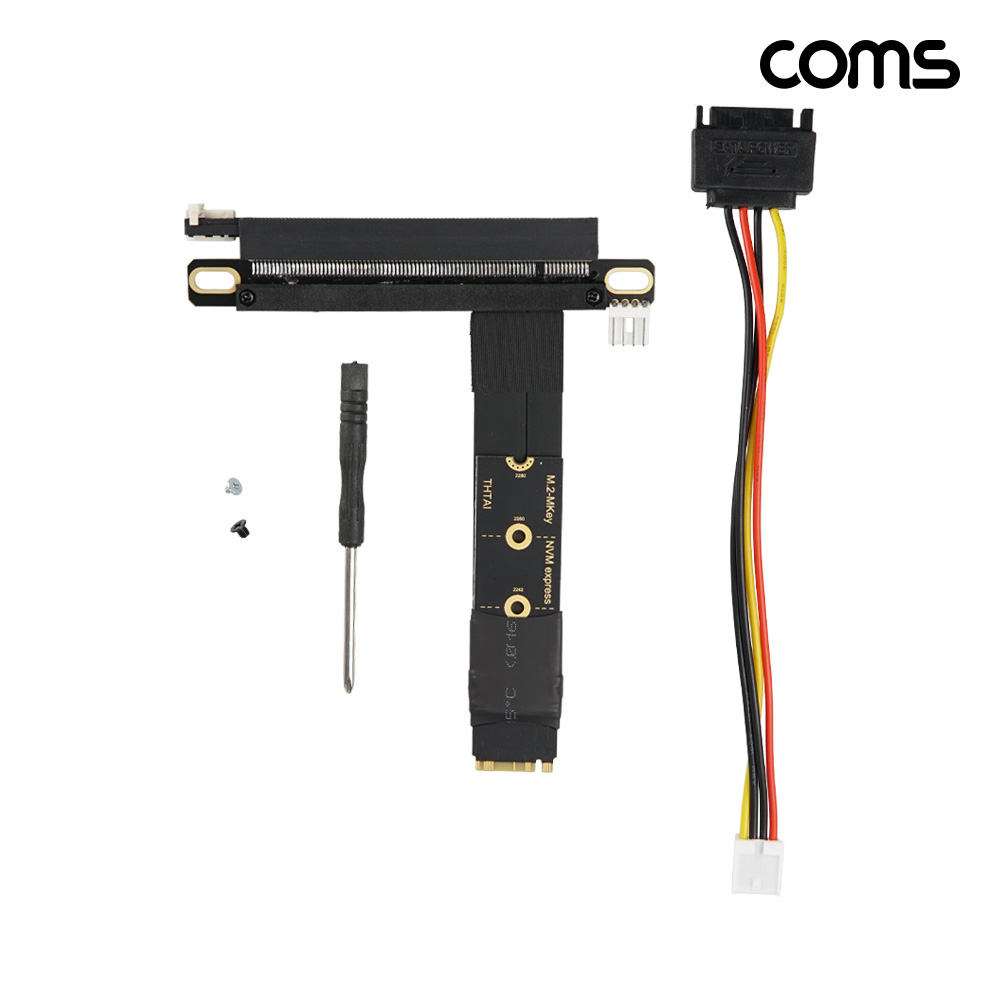 Coms M.2 NVMe to PCIe x16 어댑터 PCIe x4 기반 M-Key