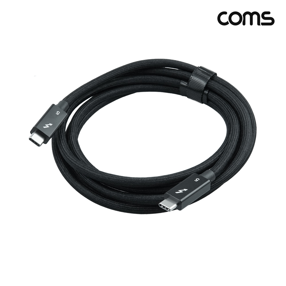 Coms C to C타입 썬더볼트5 케이블 1m 80Gbps 240W 8K 60Hz