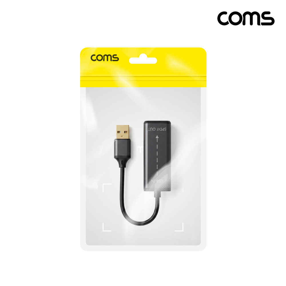 Coms USB to SPDIF 광 컨버터 20cm 오디오 변환