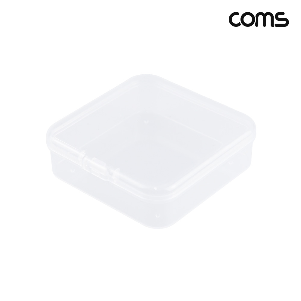 Coms 다용도 PVC 케이스 수납함 정리박스 보관 63x63x20mm