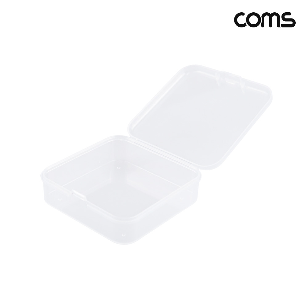 Coms 다용도 PVC 케이스 수납함 정리박스 보관 63x63x20mm