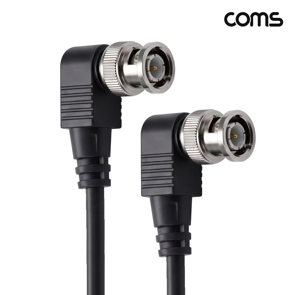 Coms BNC 스프링 케이블 MM 최소 30cm 최대 1M 양쪽 꺾임 CCTV