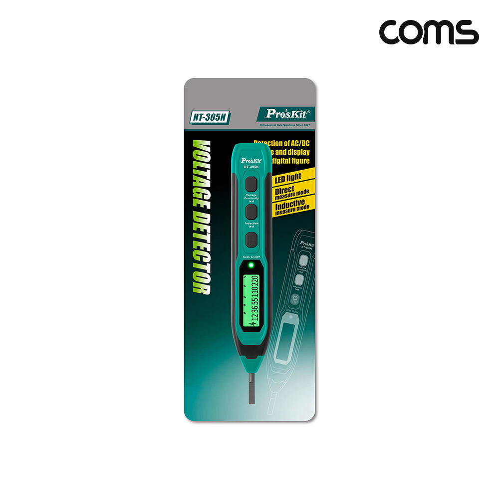 PROKIT(NT-305N) 접촉식 디지털 전압 테스터기 전압 AC DC